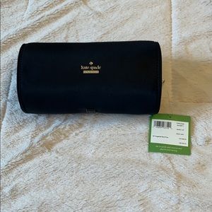NWT Black Nylon Kate Spade Travel Jewelry Roll